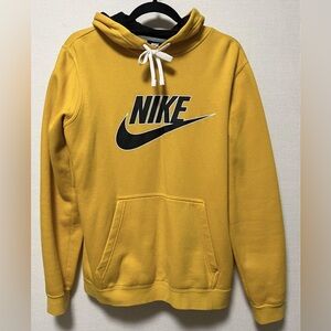 Nike Men's Mustard Yellow Hoodie